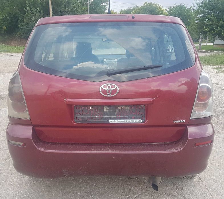Toyota Corolla Verso 2.2 на части Тойота Корола Версо 2.2 на части