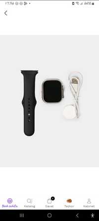 Smart soat Smart Watch X8 Ultra, simsiz zaryadlash uchun quti va 7tasm