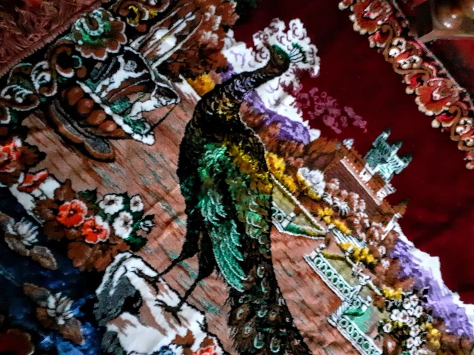 Carpeta autentica cu paun NOUA