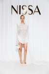 Rochie Nissa Dantela cu Paiete