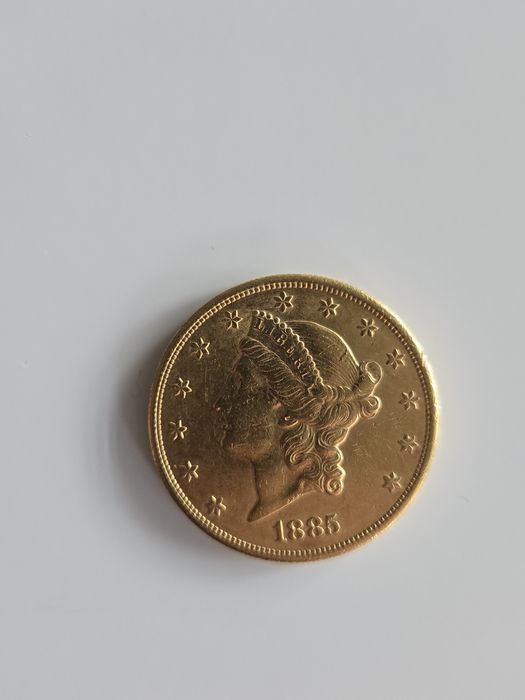 Moneda aur 20 Dollars 1885