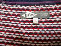 Pulover cu decolteu la baza gatului, in dungi - Lee Cooper