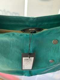 Vero Moda Vmcameo Leather Skirt: alpine green | Freewear Groen