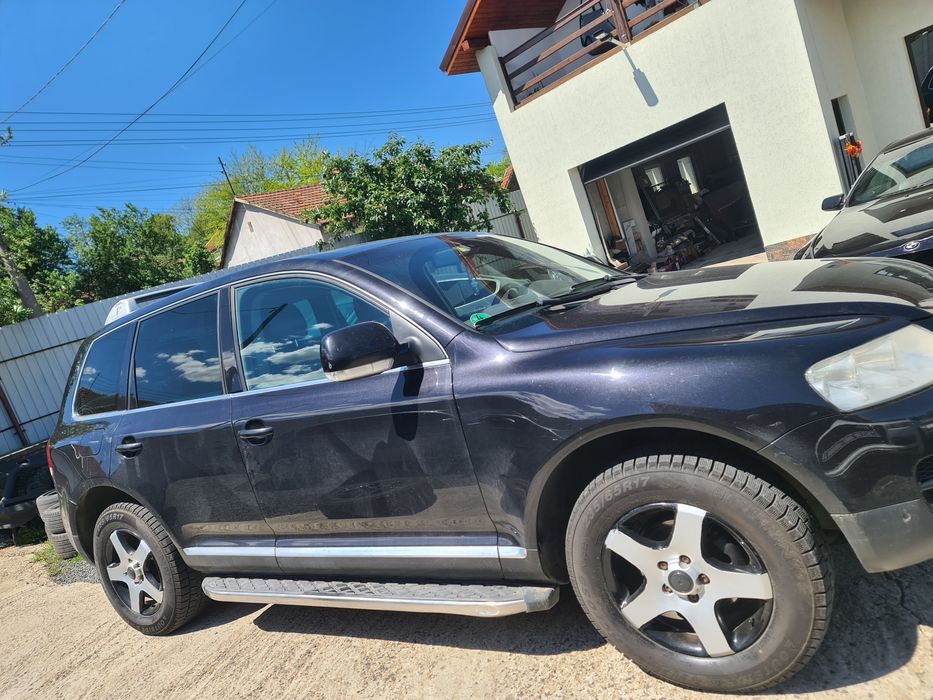 Jante aliaj originale Touareg r17 cauciucuri noi iarnă M+S 235/65/17