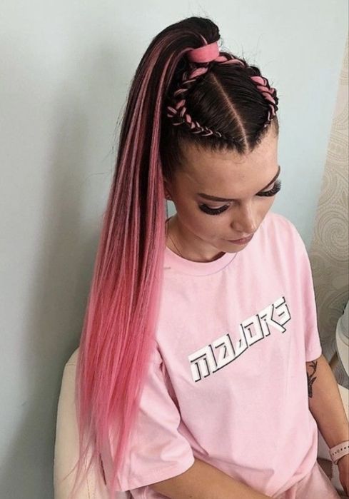 Codițe afro și împletituri cu extensii colorate!