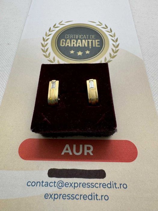 Cercei din aur 14k (66671.1/ 10 Pacurari 1) Garantie 2 ani!
