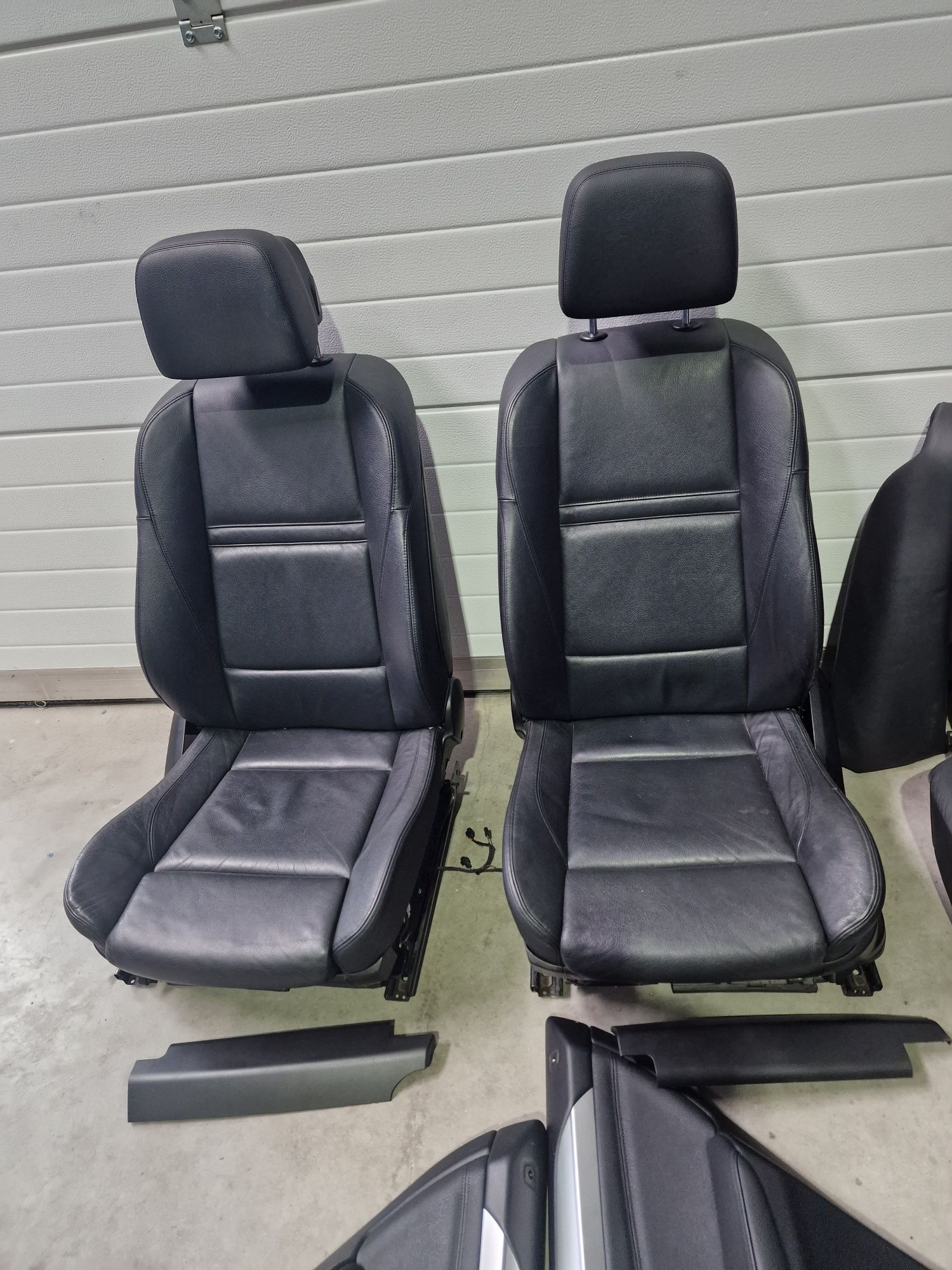 Interior recaro sport cu încălzire piele neagra bmw x5 e70 Europa