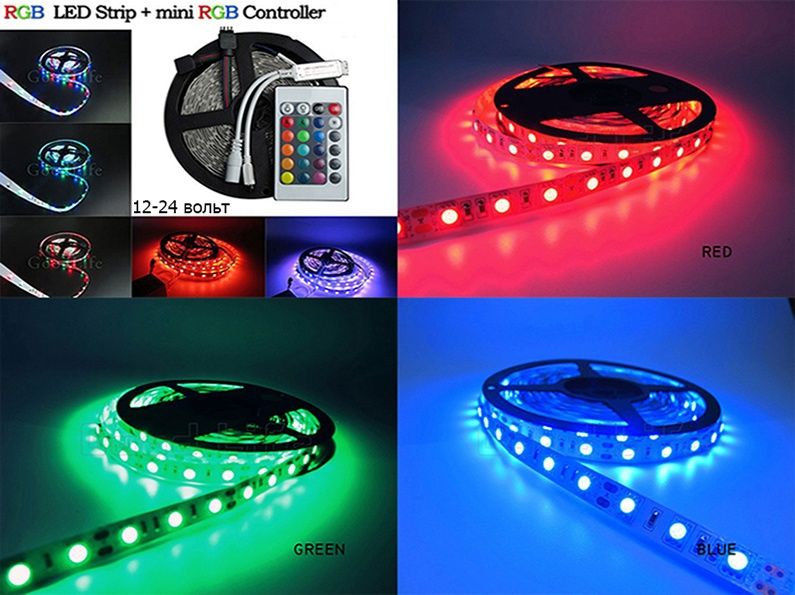 уличные фонари прожектора гибкие свето-диодные ленты неоновый LED шнур
