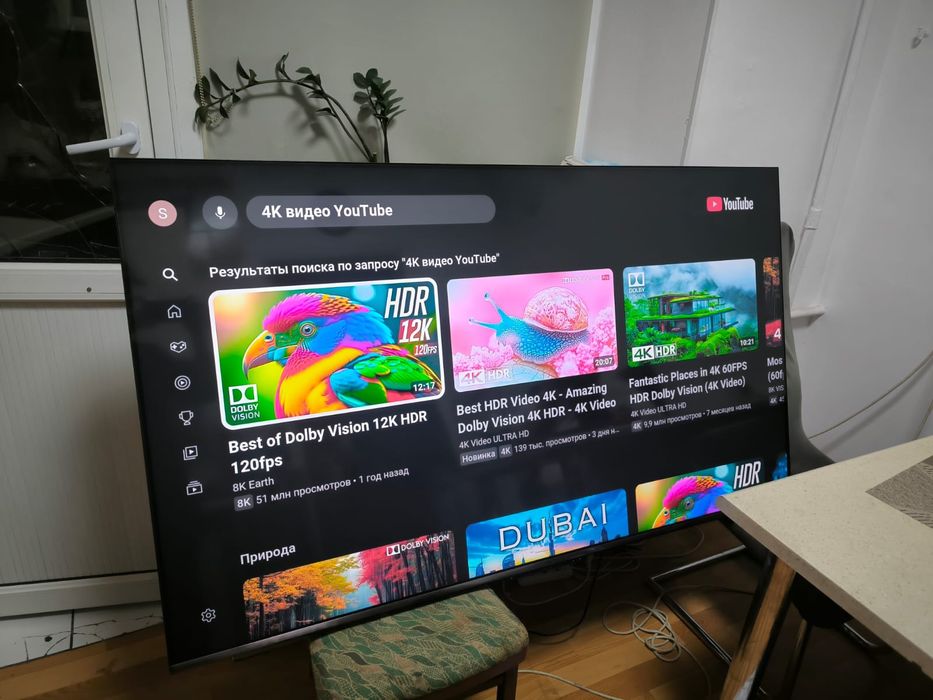 НОВЫЙ Yandex 140 см 4К smart tv телевизор