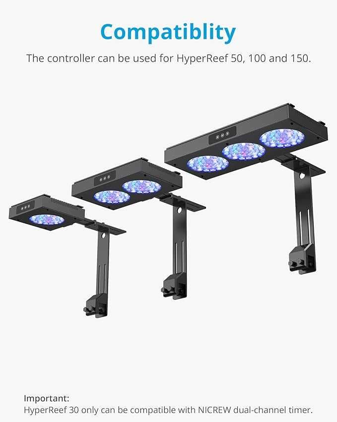 NICREW Контролер за аквариумни лампи HyperReef 50, 100, 150 W