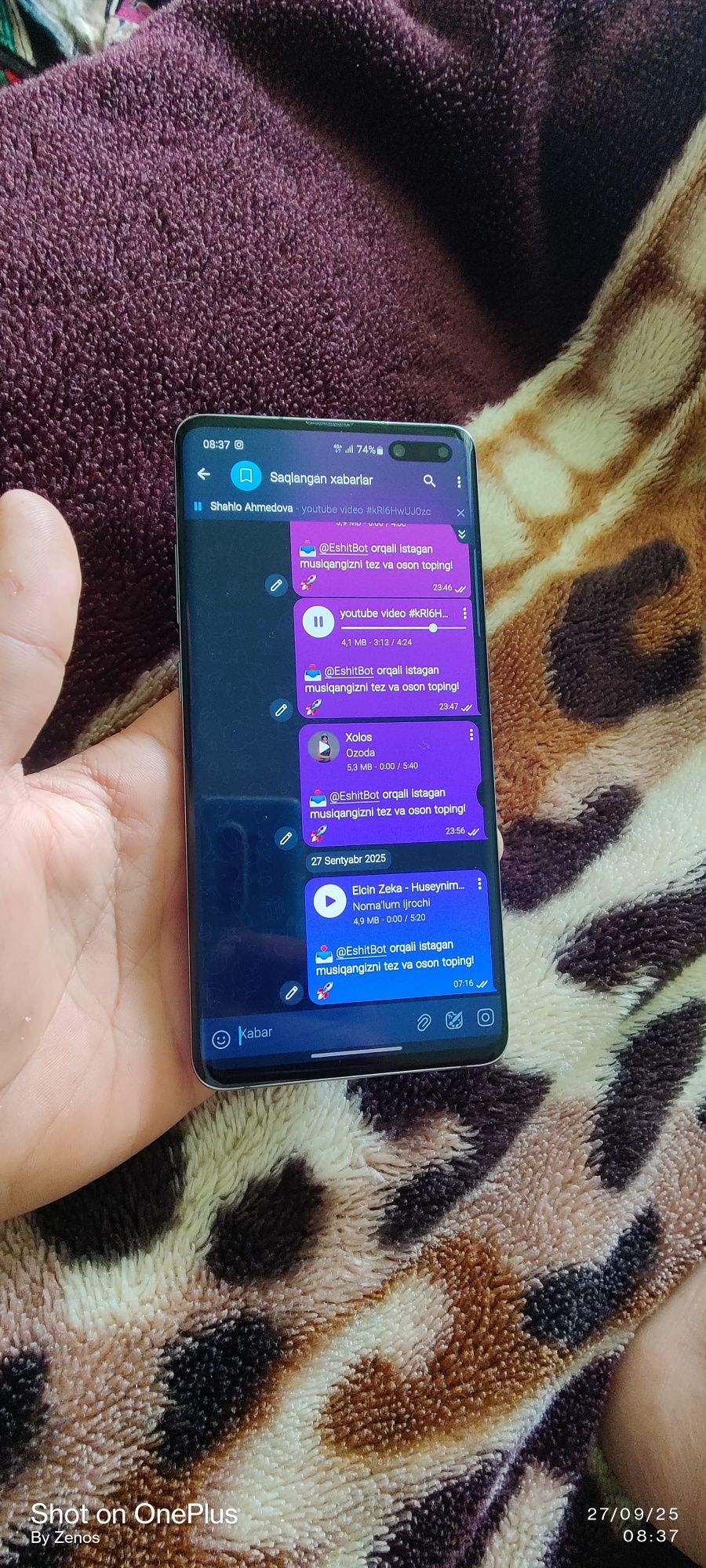 Samsung s 10 5G holati zor 8 256