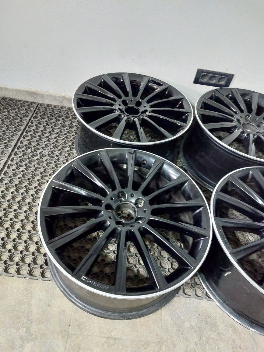 set jante 20 originale mercedes s w222 amg 8,5j 9,5j negre