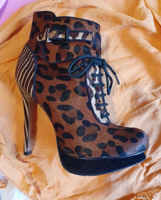 Sam Edelman боти с естествен косъм от пони