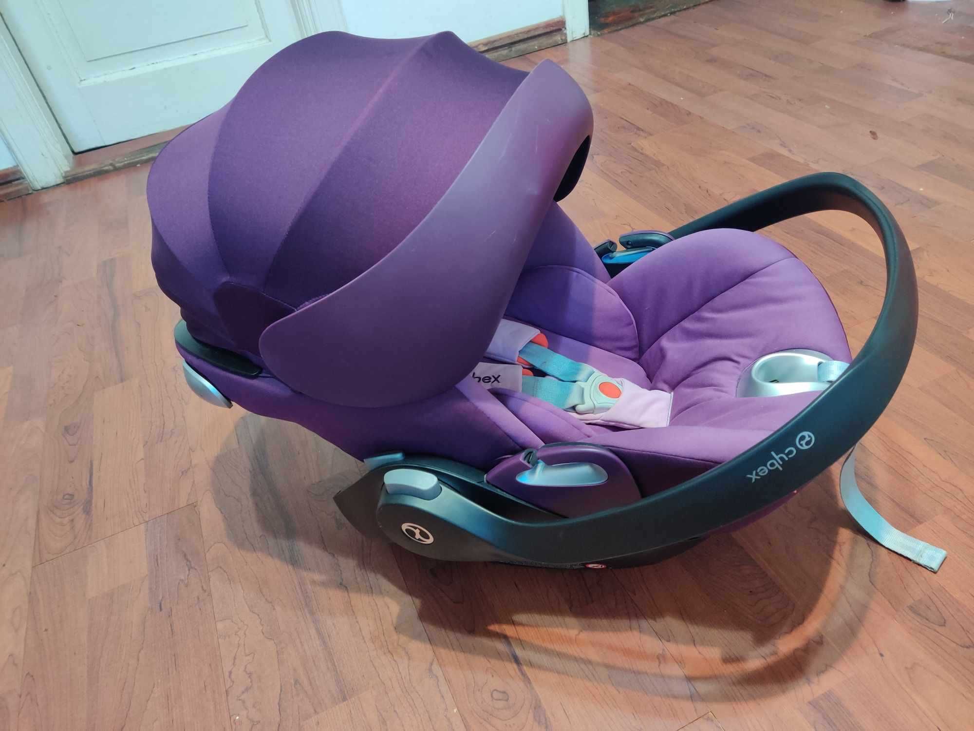 Scoica scaun auto bebe/copil Cybex Platinum Cloud Q+ baza Isofix Cybex