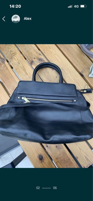 Geanta piele naturala - noi