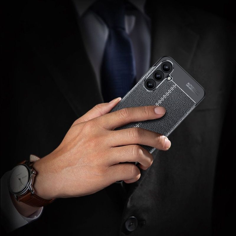 Samsung Galaxy A56 A36 A26 A16 / Лукс кейс гръб кожена шарка