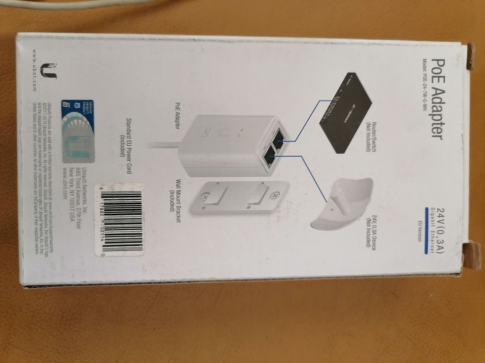 PoE Adapter 24v UBIQUITI