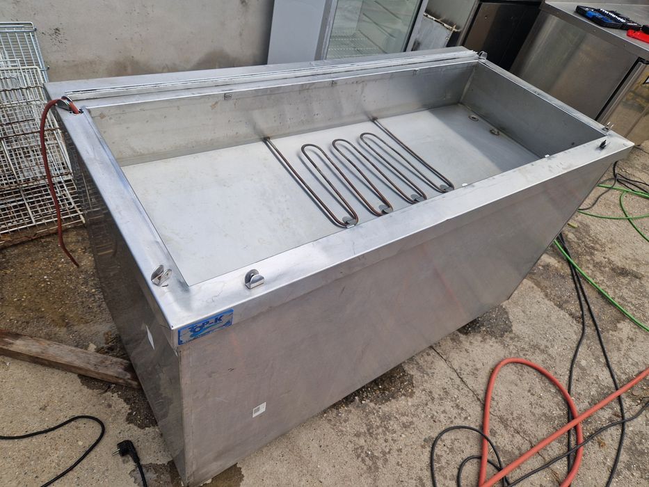 Frigider, Masa rece cu usi inox, blat inox, masa frigorifică