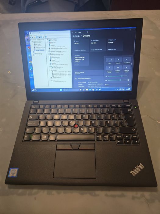 Laptop Lenovo X270,, i5-6300, 8gb ram, ssd 256gb, bat 4 ore