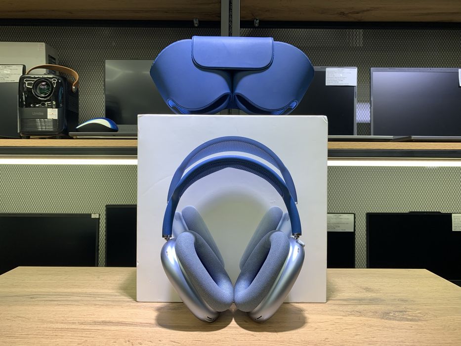 Наушники AirPods Max, синий, полный комплект, 1148/А10