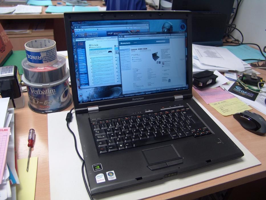 Ibm lenovo n200,Core 2 duo cu 2 nuclee 2x1.8Gz 2g ram,160 hd,webcam