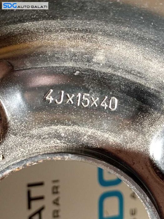 Roata Janta Tabla Rezerva Slim 4x108 4Jx15x40 T125 80 R15 Ford Fiesta 5 2002 - 2008 Cod 98AB-NB 2150836 [M7242]
