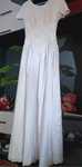 Rochie alba simpla