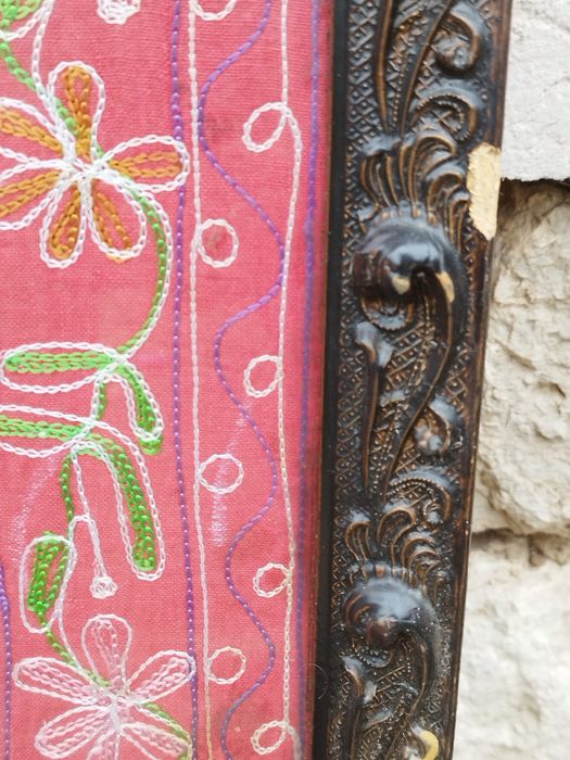 Огромна антикварна бродерия, ръчна изработка