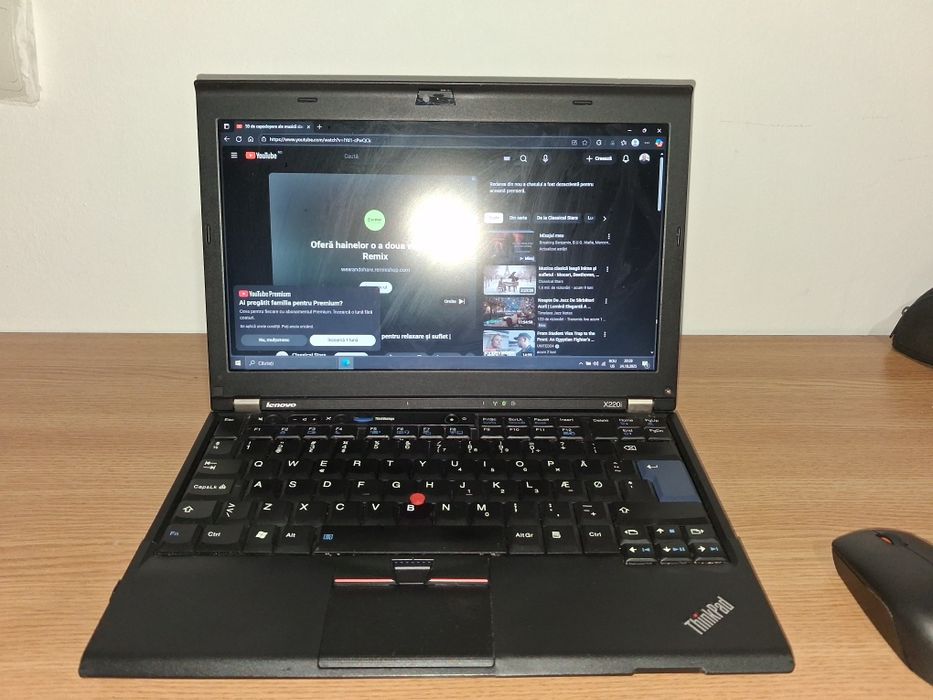 Laptop lenovo Thinkpad x220 8GB RAM, SSD 256GB Intel I5
