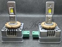D3S Крушки LED 70W 9000Lm+300% Plug&Play 6000k Canbus Д3С Бели Лед 42V