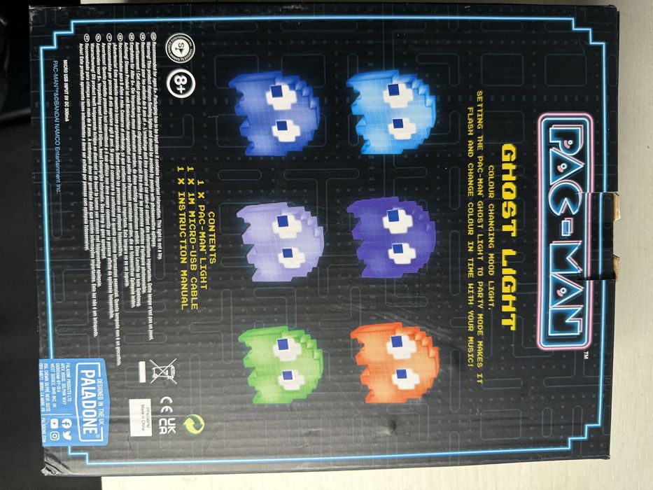 Детска Нощна Лампа Pac Man - Ghost