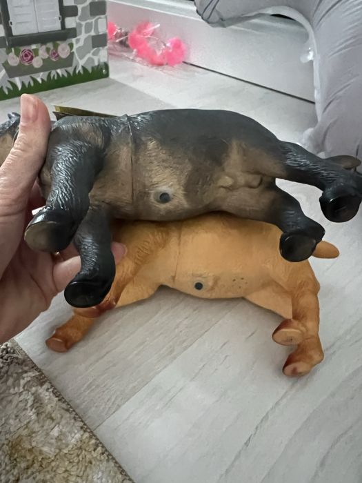 Animale cu sunete moi umplute cu vata , magar si capra