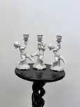Set 3 sfesnice bibelou bibelouri M O Metzler & Ortloff portelan marcat