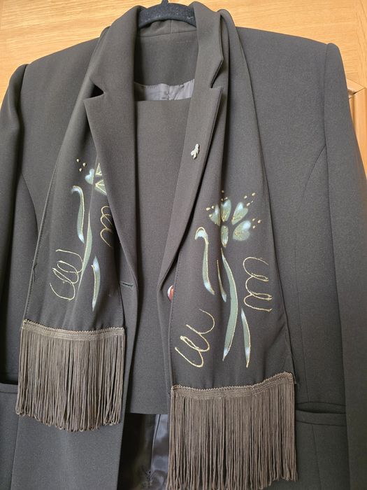 Costum dama 3 piese Sacou, fusta, pantaloni