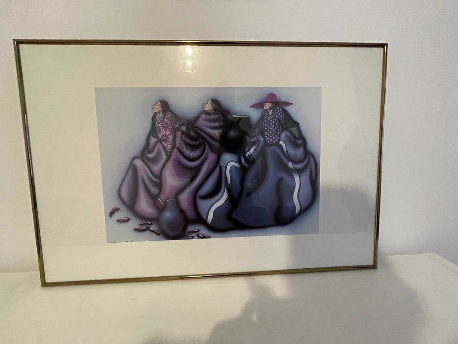 tablou mare rama moderna Robert Redbird oficial print de galerie arta