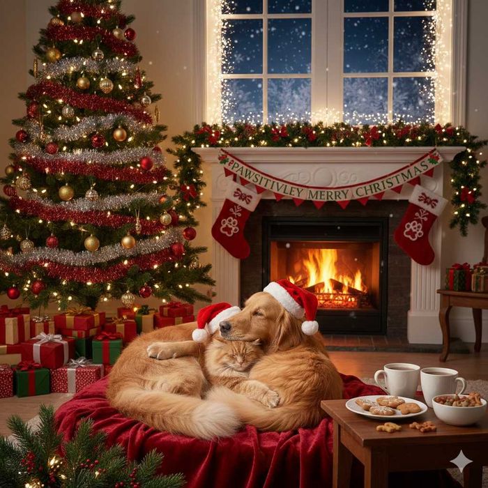 Нова Година БЕЗ СТРЕС от Пиратки Гледане на Кучета и Котки Къща с Двор