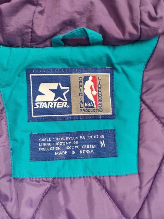 Geaca Vintage Starter Charlotte Hornets