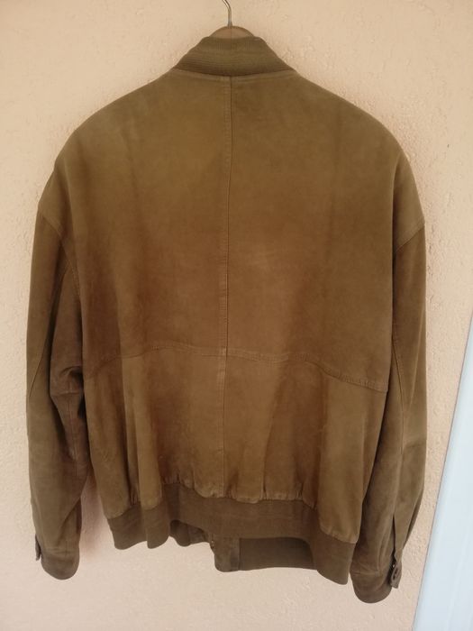 Geaca piele întoarsă bărbati Vinci M-L