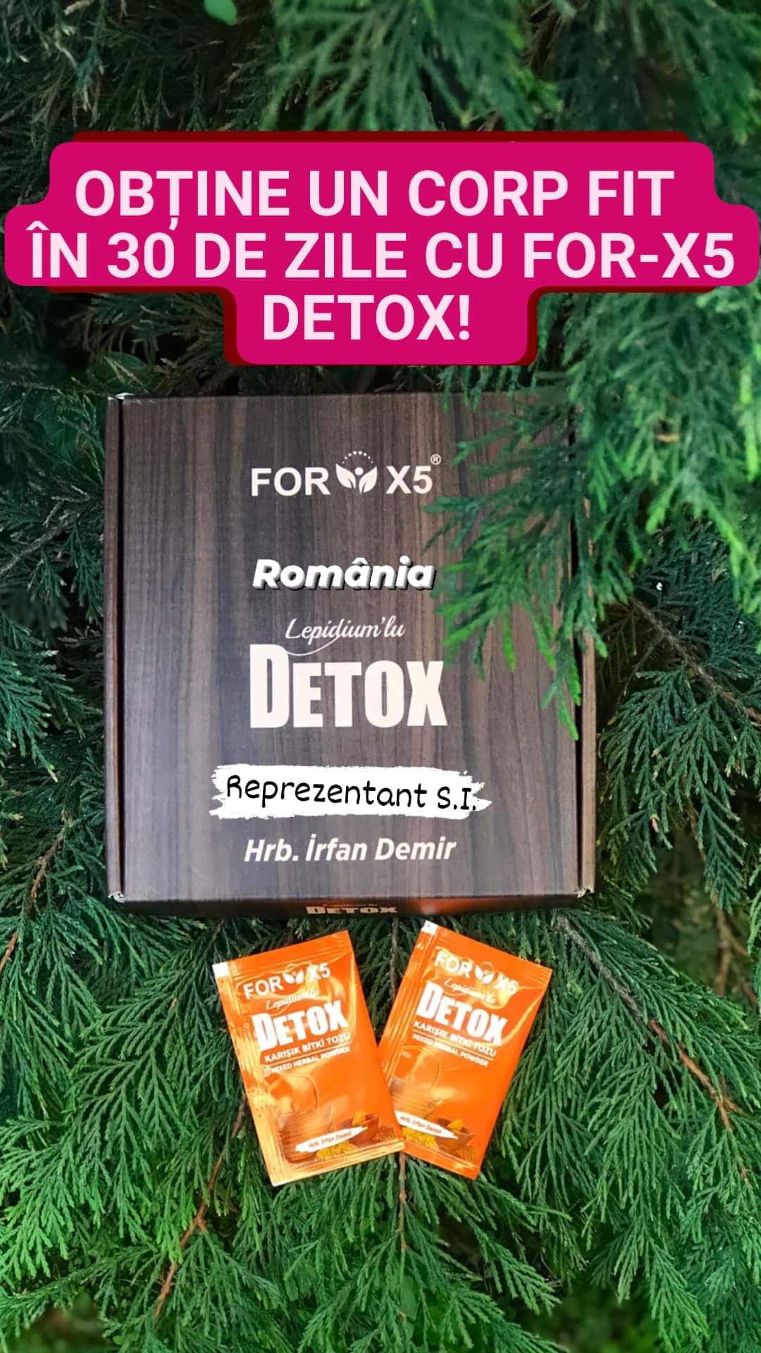 Ceai de Slăbit Detox  din Rreprezentanță ForX5