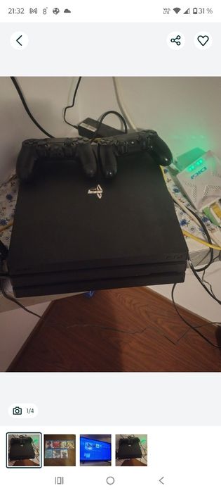 Ps 4 pro  în stare foarte buna!