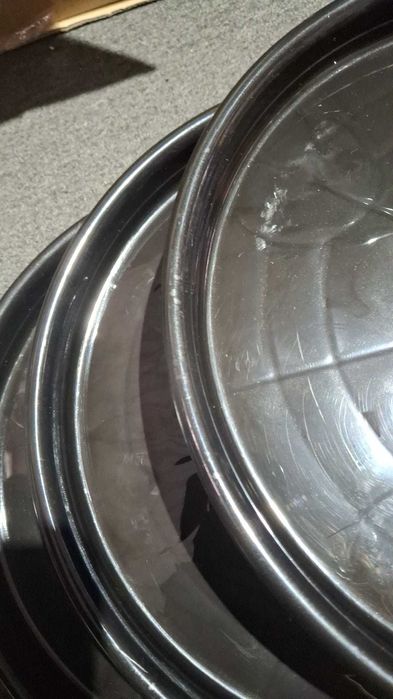 Set 3 suporturi ghivece cu roti Circloophs, plastic rezistent, 30cm