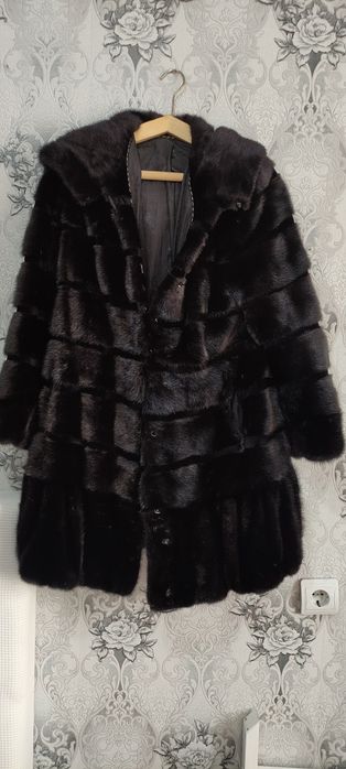 Норковая шуба, размер 46 48