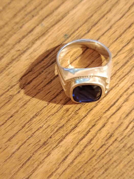 Мъжки сребърен пръстен