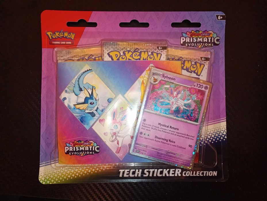 Pokemon: Prismatic Evolutions Sylveon Tech Sticker Collection