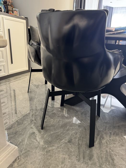 Столове за маса 5 бр+2 бр кресла с табуретки