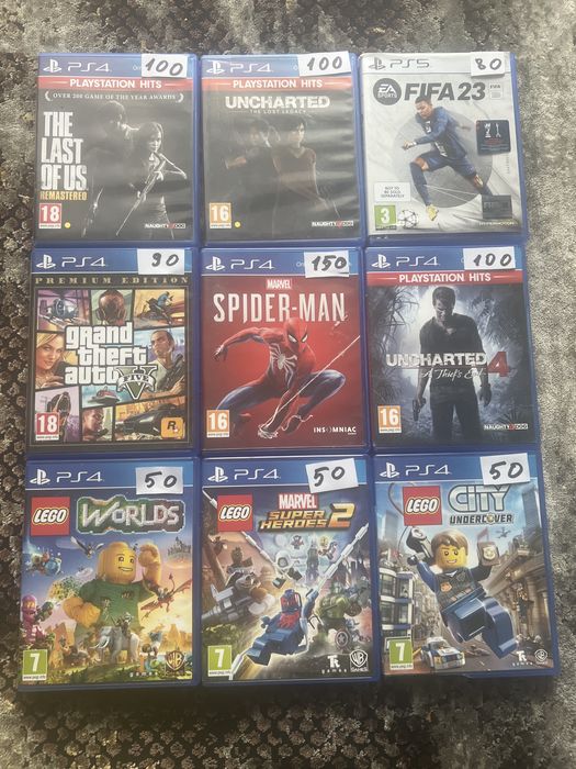 Vând jocuri PS4 și PS5