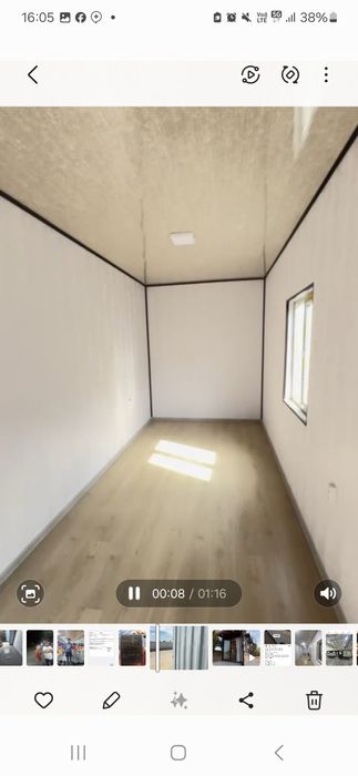 12 metrlik konteyner yotoqxona