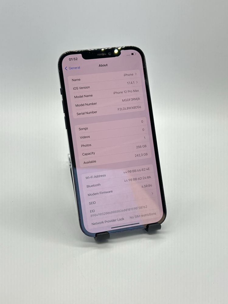 iPhone 12 PRO MAX 256Gb, Stare IMPECABILA + Garantie