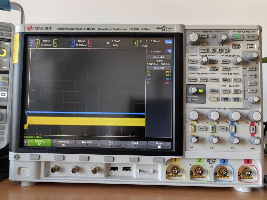 Osciloscop digital - Mixed domainl touch keysight 200Mhz