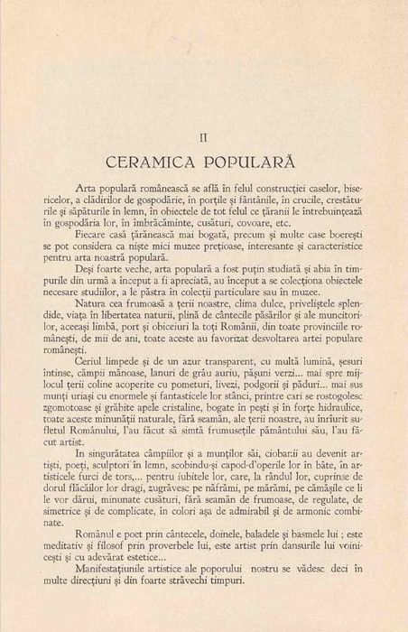 Arta decorativă în ceramica românească ediția 1931
